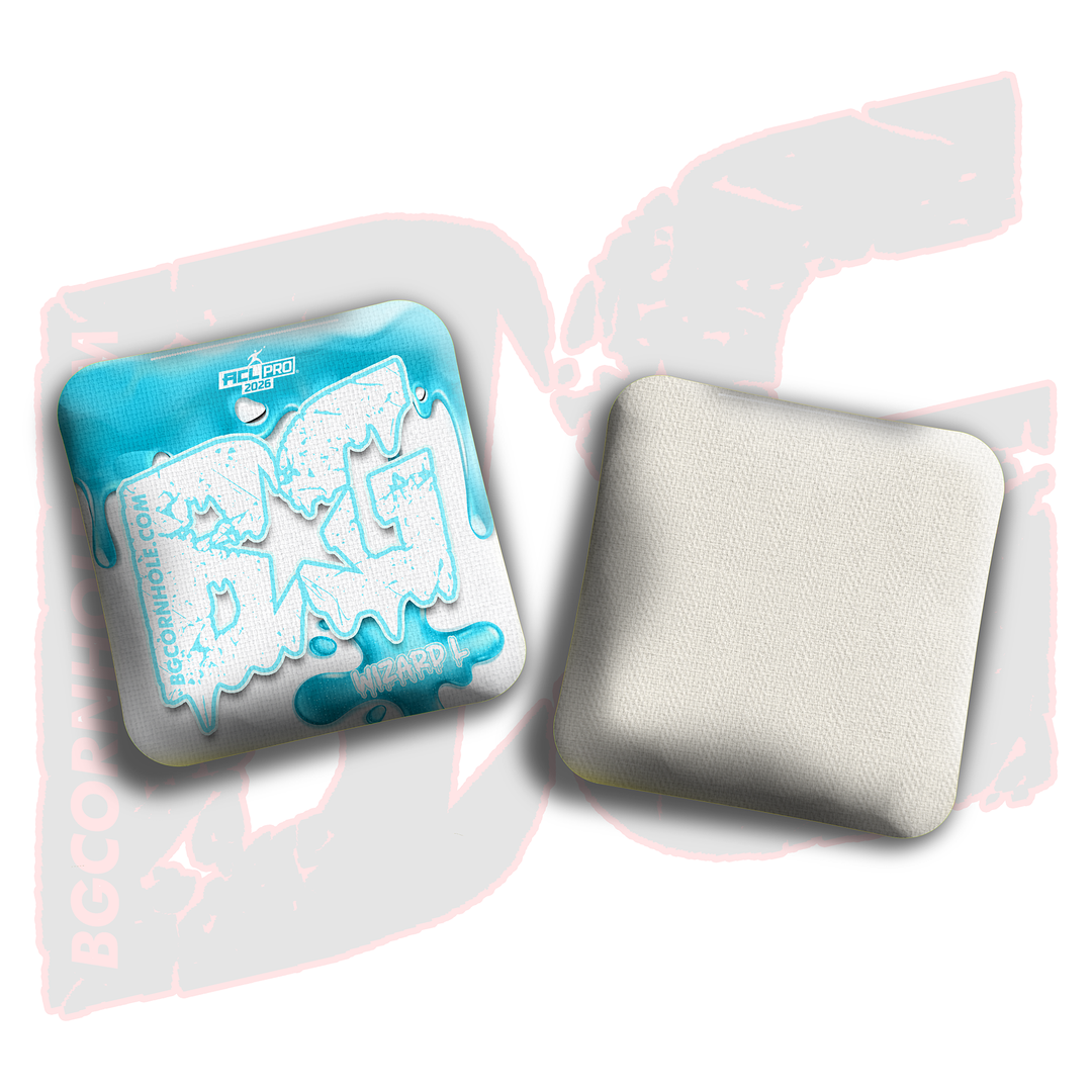 2026 BG Wizard L "Drip" - ACL Pro Stamped Cornhole Bags - SET OF 4 BAGS