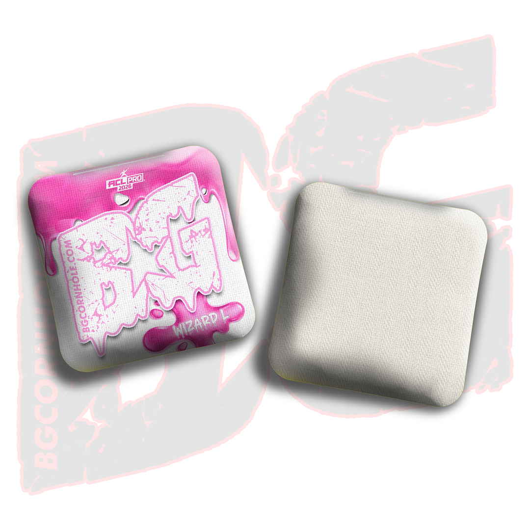 2026 BG Wizard L "Drip" - ACL Pro Stamped Cornhole Bags - SET OF 4 BAGS