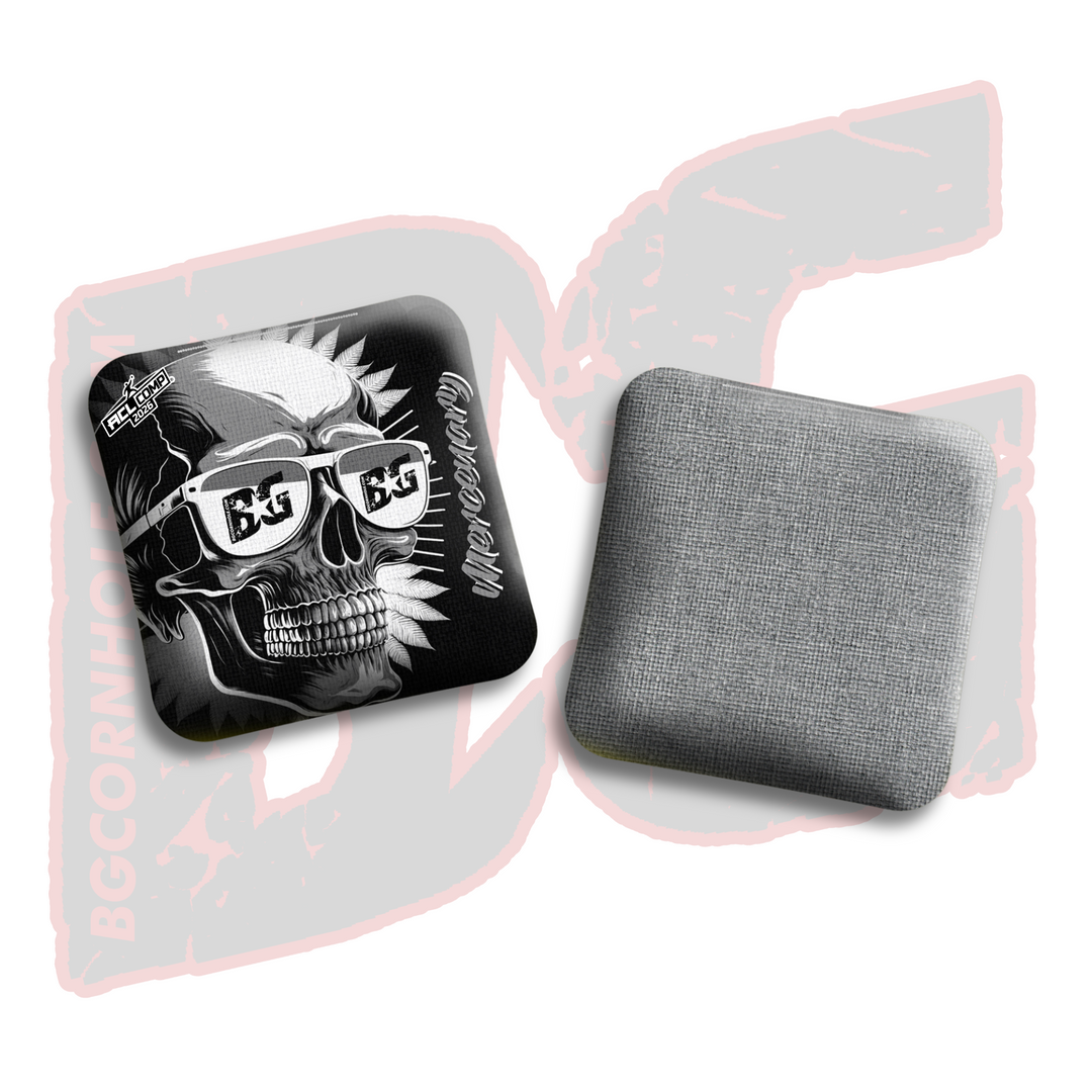 2026 BG Comp Mercenary - "Shades" - ACL Comp Stamped Cornhole Bags - SET OF 4 BAGS