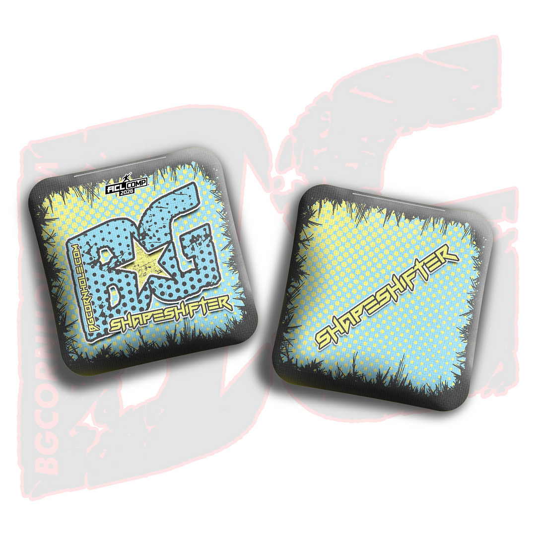 2026 BG Comp Shapeshifter - "Halftone" - ACL Comp Stamped Cornhole Bags - SET OF 4 BAGS