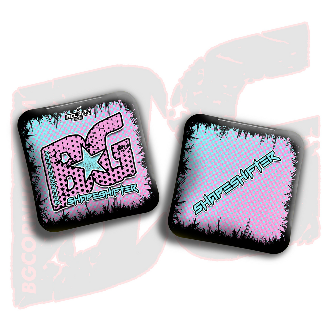 2026 BG Comp Shapeshifter - "Halftone" - ACL Comp Stamped Cornhole Bags - SET OF 4 BAGS