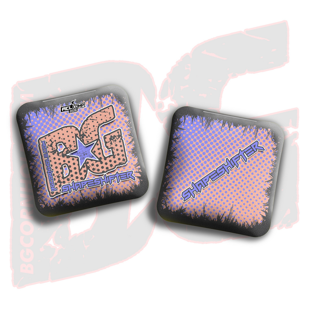2026 BG Comp Shapeshifter - "Halftone" - ACL Comp Stamped Cornhole Bags - SET OF 4 BAGS