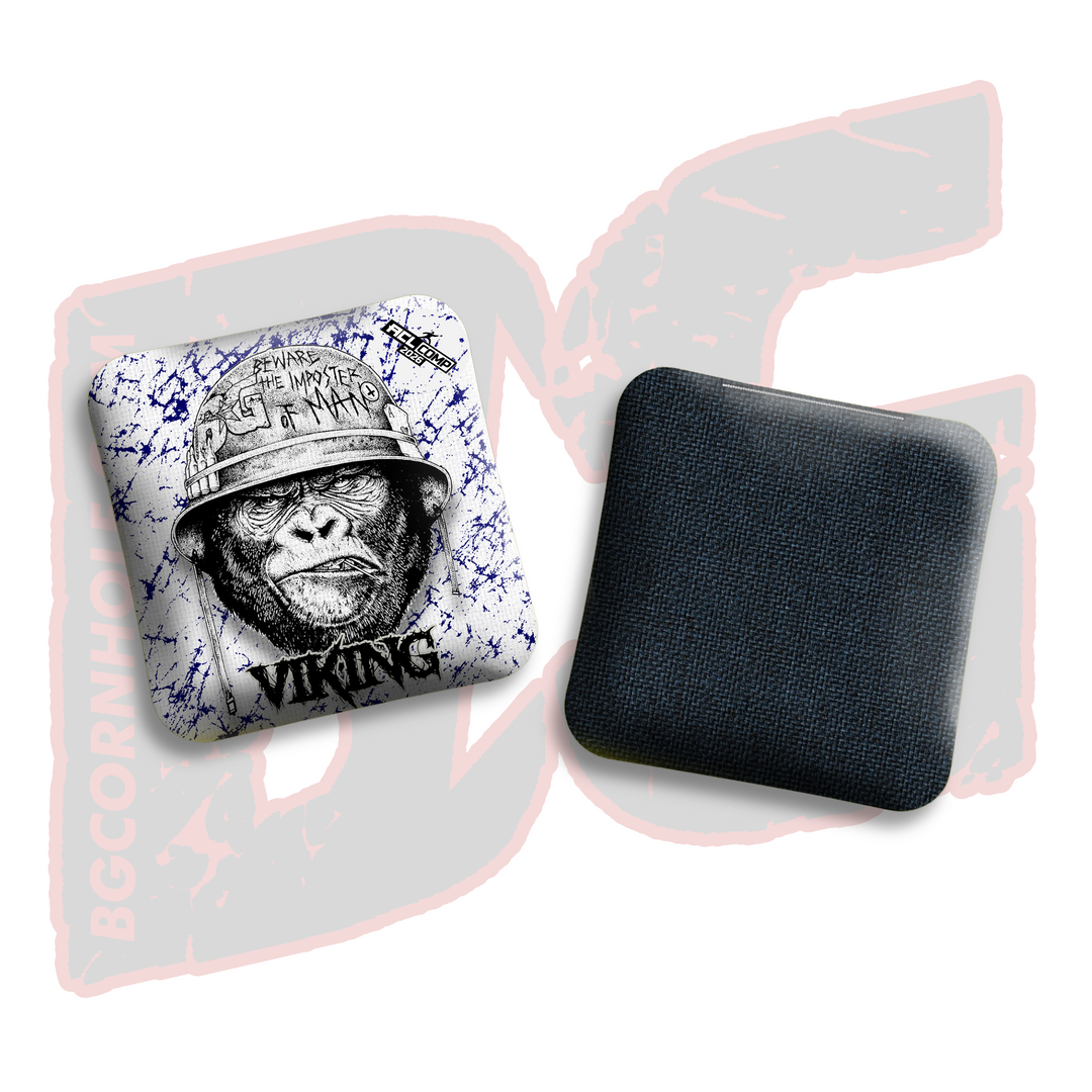 2026 BG Comp Viking - "Guerilla" - ACL Comp Stamped Cornhole Bags - SET OF 4 BAGS