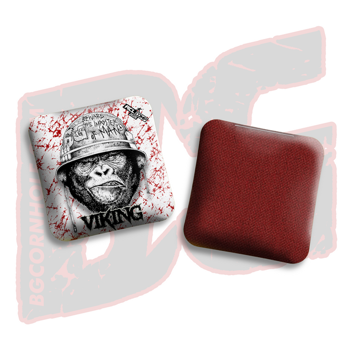 2026 BG Comp Viking - "Guerilla" - ACL Comp Stamped Cornhole Bags - SET OF 4 BAGS