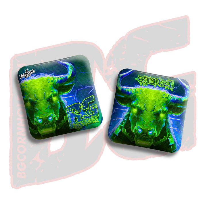 2026 BG Comp Samurai - "Charge" - ACL Comp Stamped Cornhole Bags - SET OF 4 BAGS