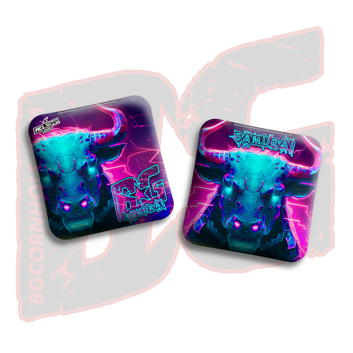 2026 BG Comp Samurai - "Charge" - ACL Comp Stamped Cornhole Bags - SET OF 4 BAGS
