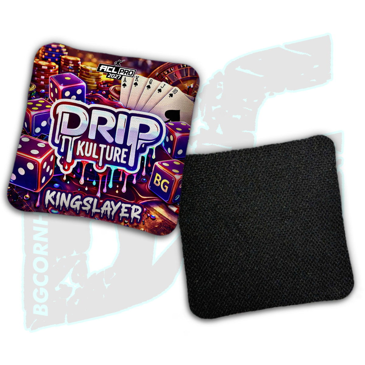 2027 Multiple Bag Models - DK x BG "Jackpot" - ACL Pro Stamped Cornhole Bags - Set of 4 Bags