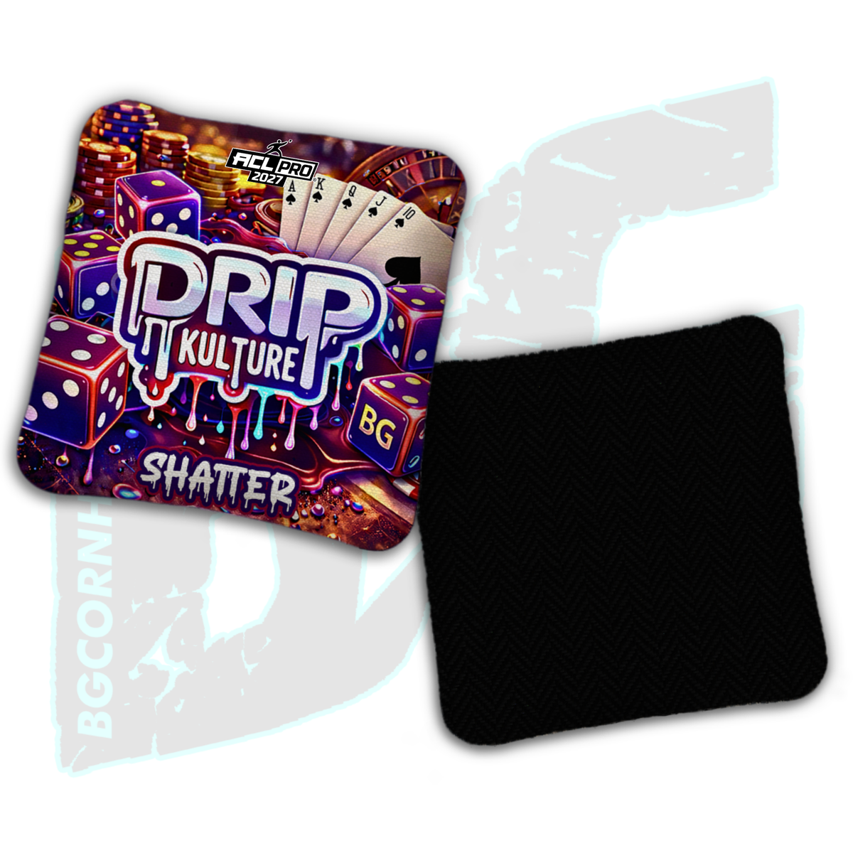 2027 Multiple Bag Models - DK x BG "Jackpot" - ACL Pro Stamped Cornhole Bags - Set of 4 Bags