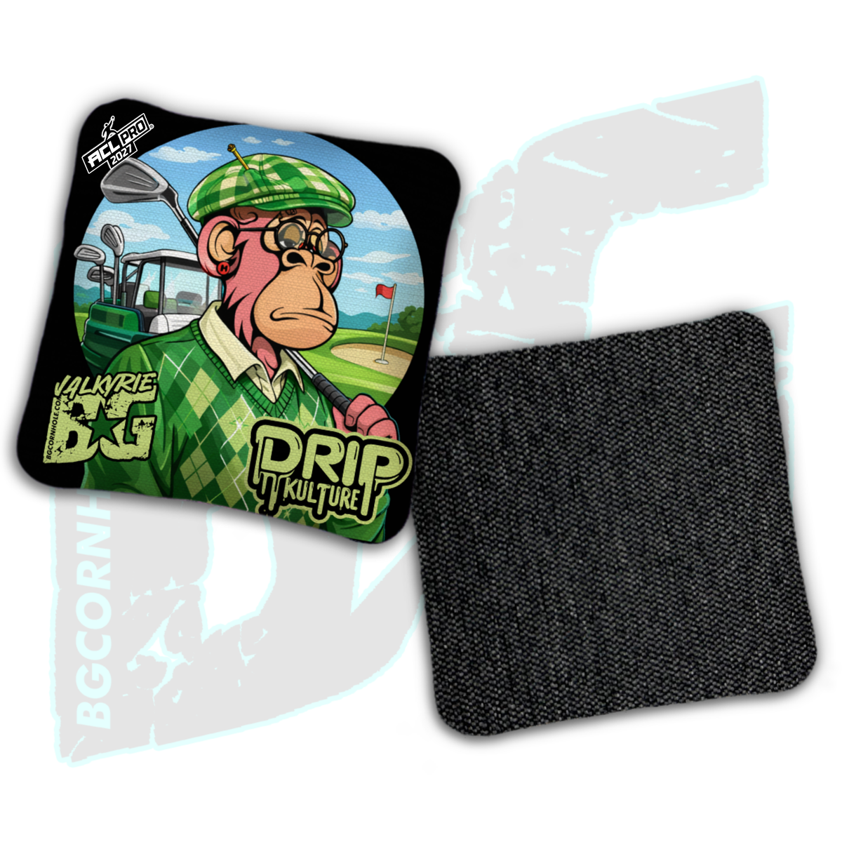 2027 Multiple Bag Models - DK x BG "Birdie" - ACL Pro Stamped Cornhole Bags - Set of 4 Bags