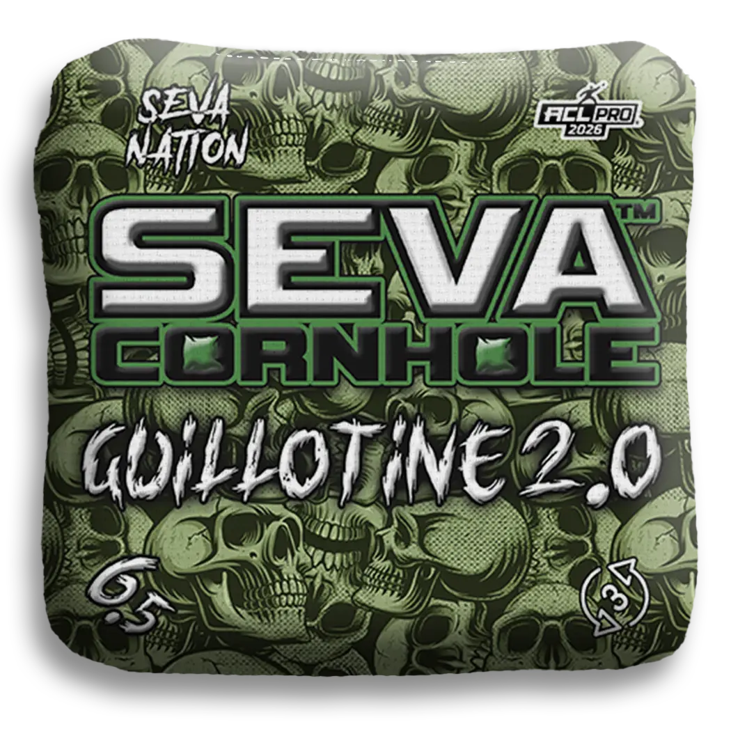 Guillotine 2.0 - Skulls - Set of 4 Cornhole Bags