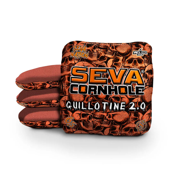 Guillotine 2.0 - Skulls - Set of 4 Cornhole Bags