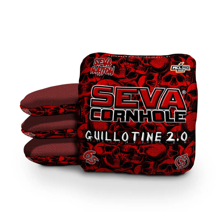 Guillotine 2.0 - Skulls - Set of 4 Cornhole Bags