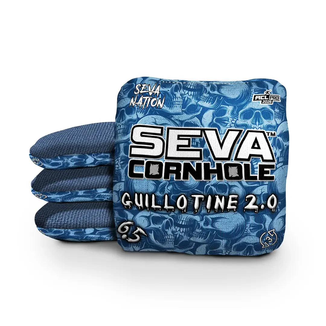 Guillotine 2.0 - Skulls - Set of 4 Cornhole Bags