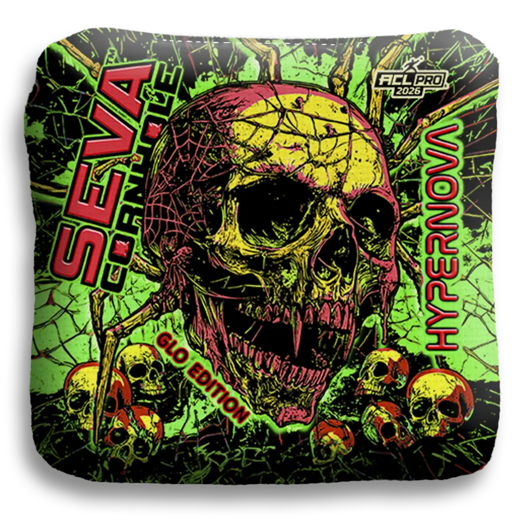 Halloween Special GLO Edition - Set of 4 Cornhole bags
