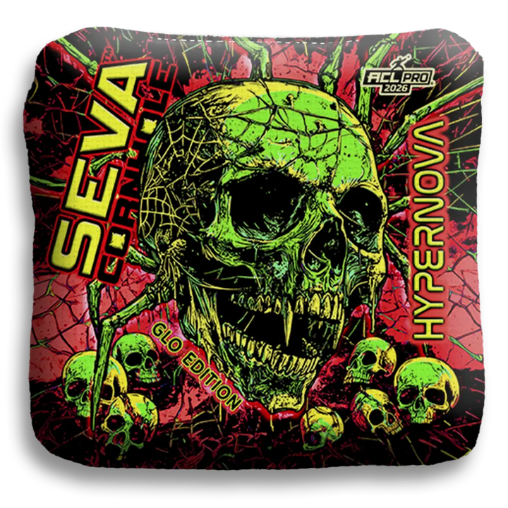 Halloween Special GLO Edition - Set of 4 Cornhole bags