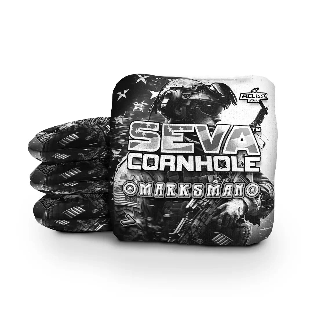 Marksman - Soldier - Set of 4 Cornhole Bags