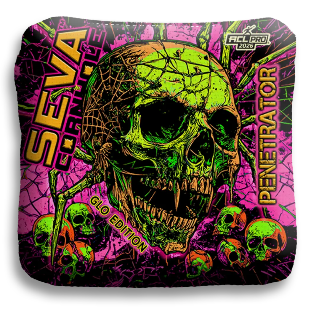 Halloween Special GLO Edition - Set of 4 Cornhole bags
