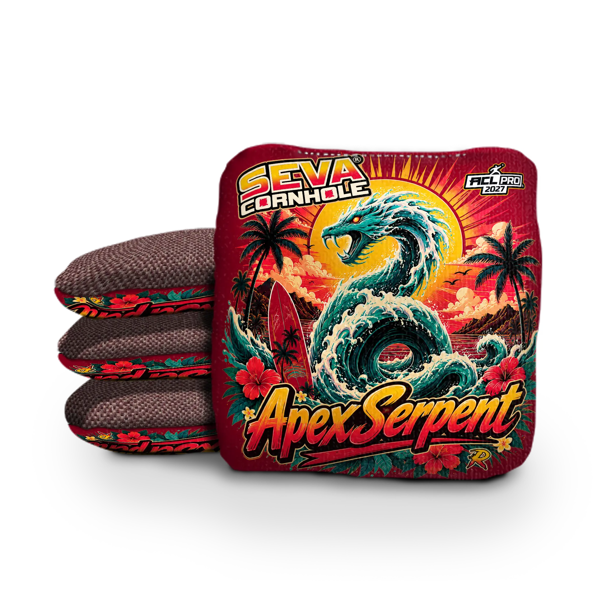 ApexSerpent Tropic - Set of 4 Cornhole bags