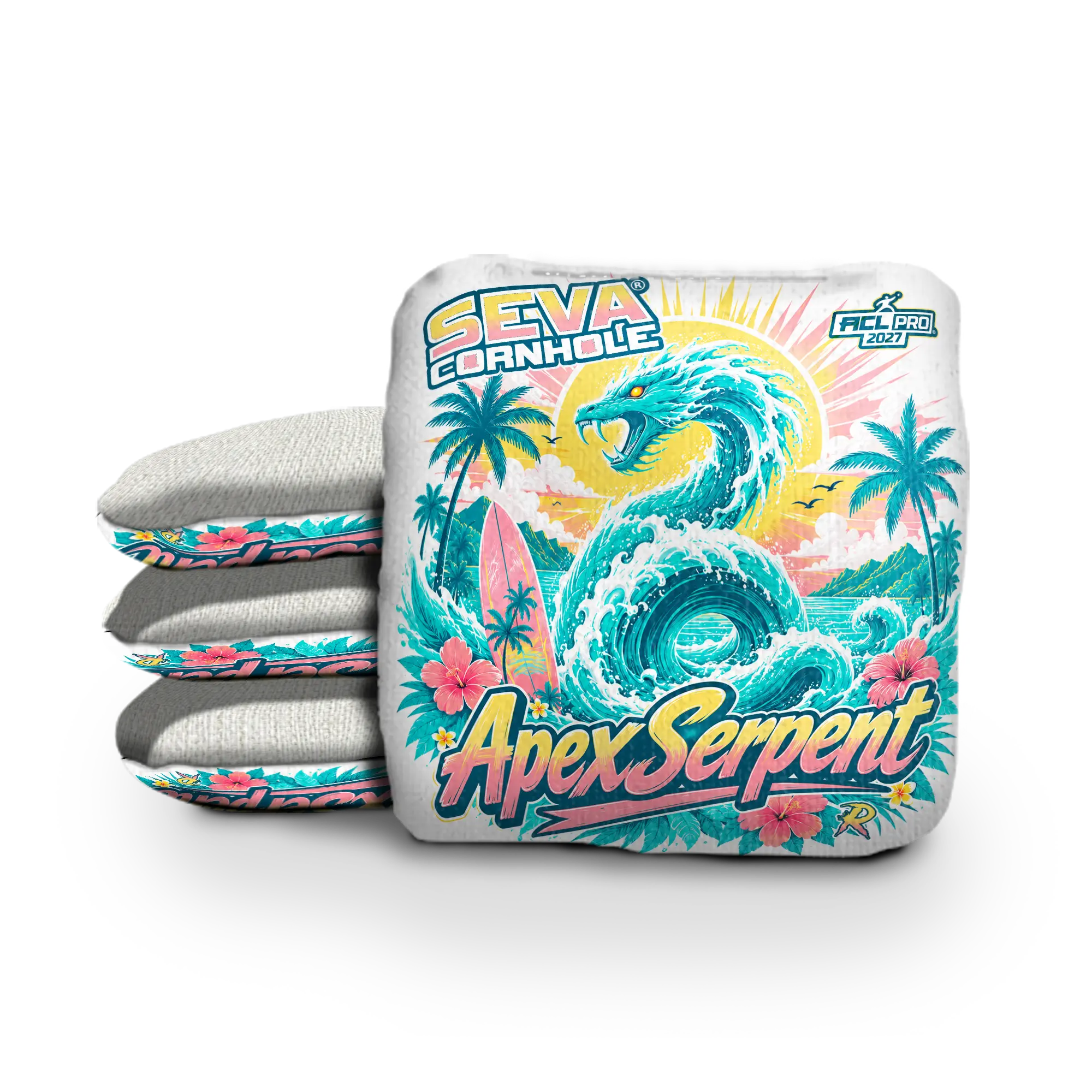 ApexSerpent Tropic - Set of 4 Cornhole bags