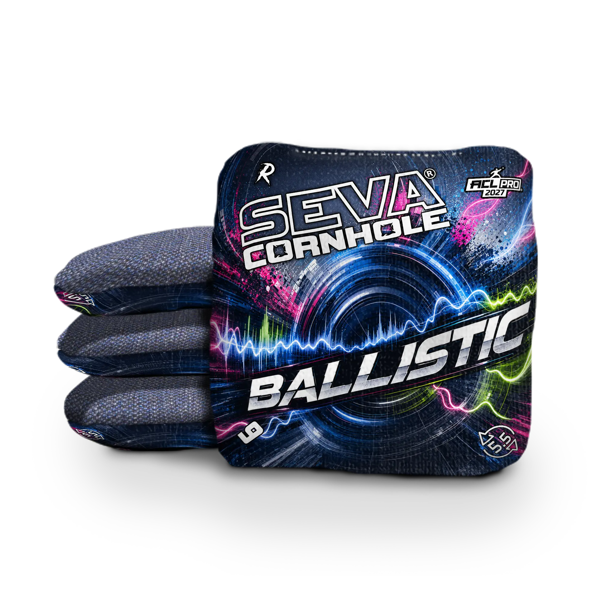 Ballistic – SonicBoom – ACL Pro 2027 Cornhole Bags – Set of 4
