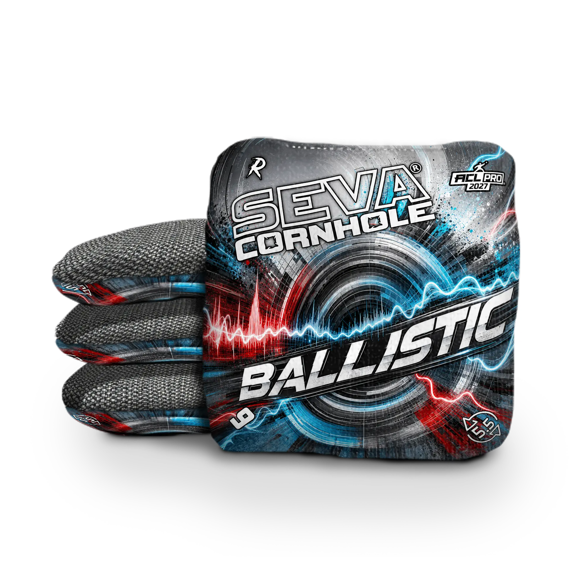 Ballistic – SonicBoom – ACL Pro 2027 Cornhole Bags – Set of 4