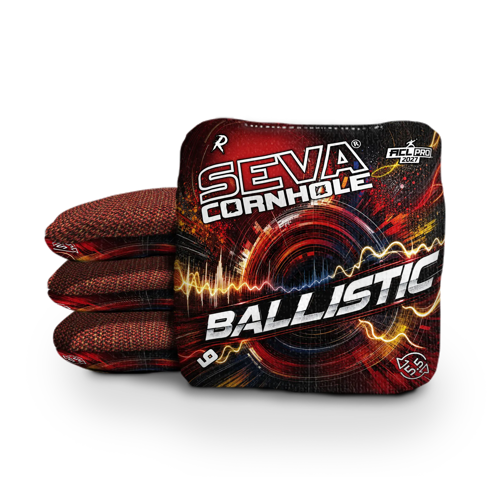 Ballistic – SonicBoom – ACL Pro 2027 Cornhole Bags – Set of 4