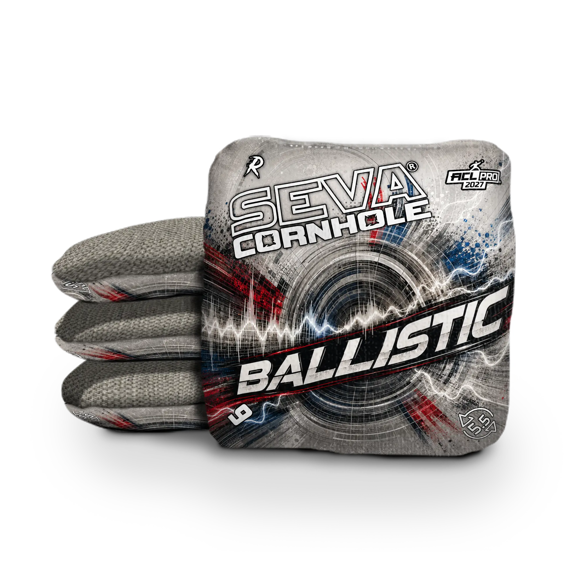 Ballistic – SonicBoom – ACL Pro 2027 Cornhole Bags – Set of 4