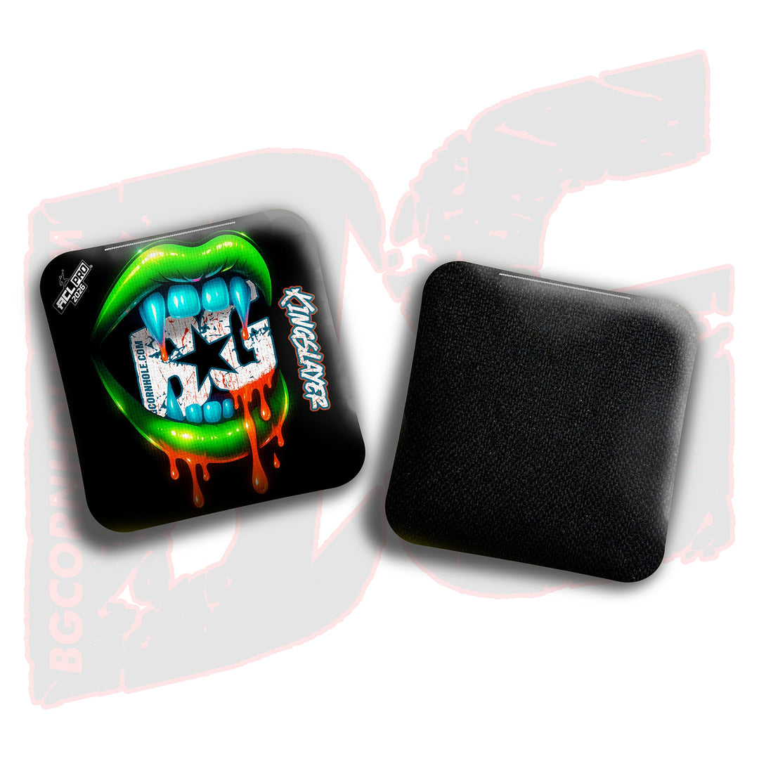 2026 BG Multiple Bag Models "Lethal Lips" - ACL Pro Stamped Cornhole Bags - SET OF 4 BAGS