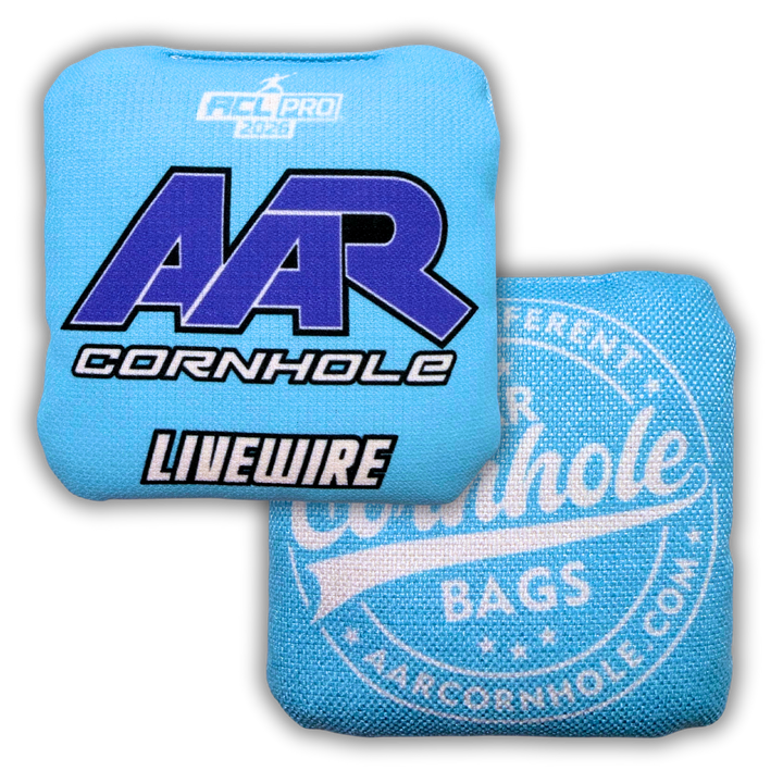 2026 AAR Livewire Cornhole Bags - Solid Edition - ACL Pro Stamped - SET OF 4