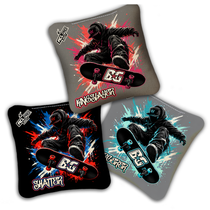 2027 BG Multiple Bag Models "BOARDGODZ" - ACL Pro Stamped Cornhole Bags - SET OF 4 BAGS