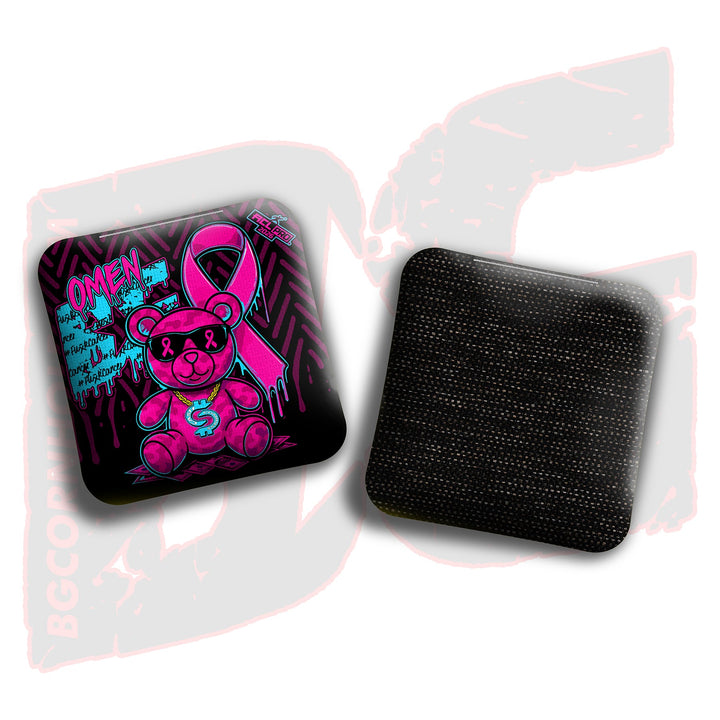 2026 BG Multiple Bag Models"Cash Chamness BCA Teddy Bear" - ACL Pro Stamped Cornhole Bags - SET OF 4 BAGS