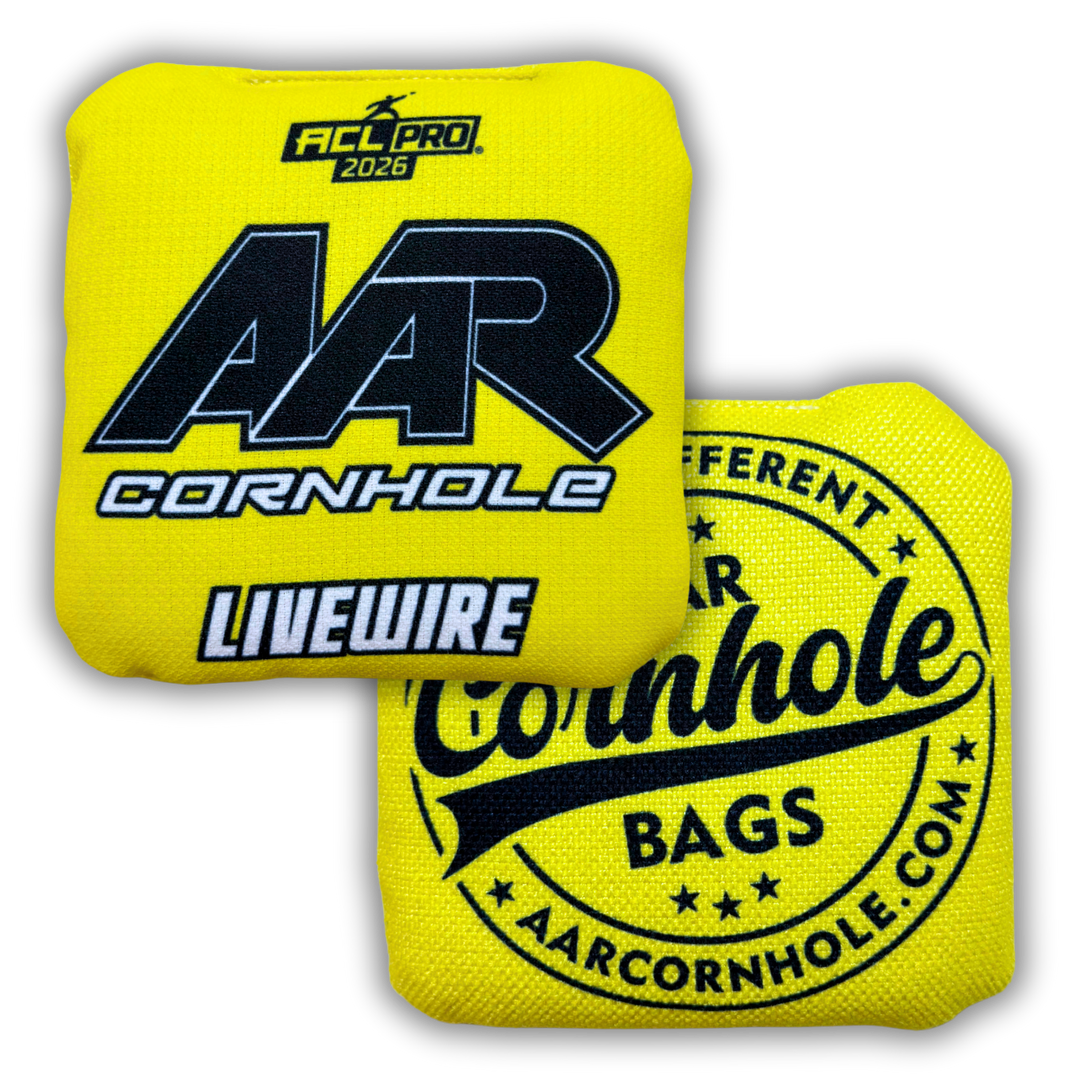 2026 AAR Livewire Cornhole Bags - Solid Edition - ACL Pro Stamped - SET OF 4