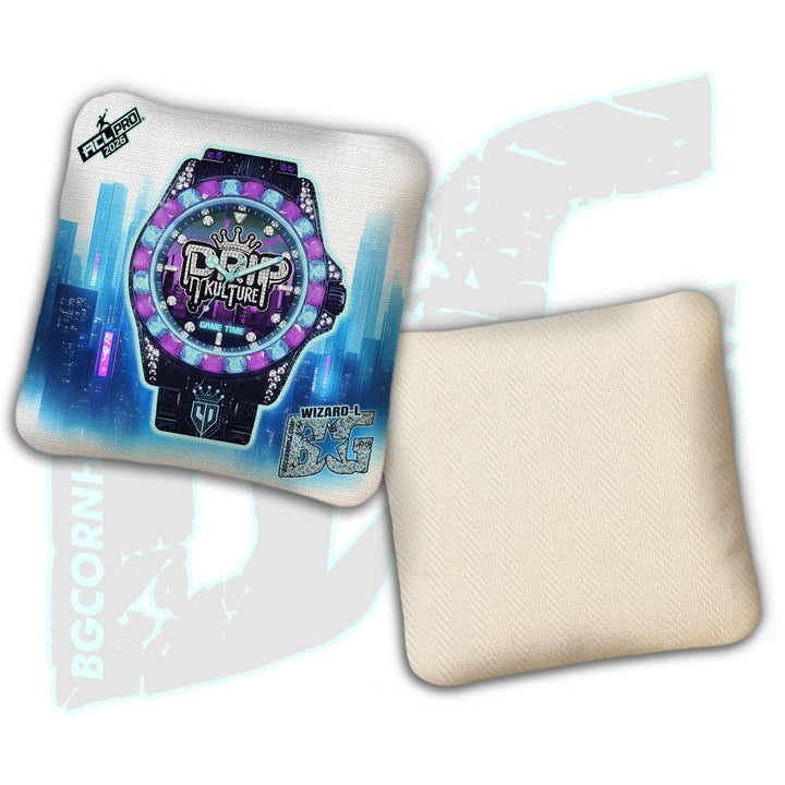 2026 BG Multiple Bag Models “Game Time” - Drip Kulture x Cameron Dambrosio -  BG Multiple Bag Models - ACL Pro Stamped Cornhole Bags - SET OF 4 BAGS