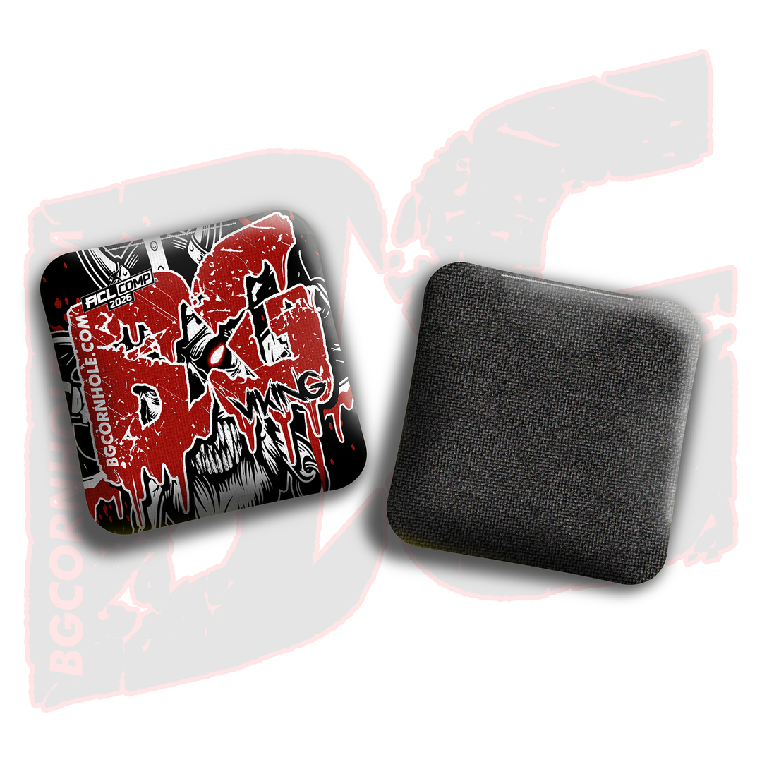2026 BG Comp Viking - "Halloween" - ACL Comp Stamped Cornhole Bags - SET OF 4 BAGS