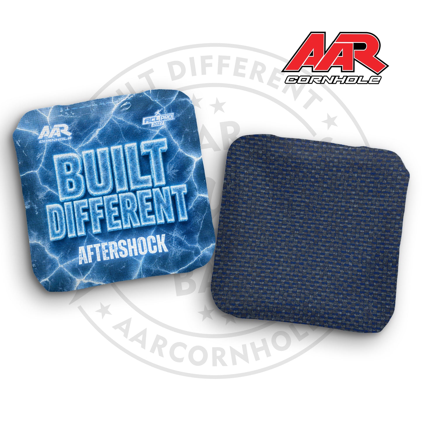 2027 AAR Aftershock Cornhole Bags - Built Different Ice Edition - ACL Pro Stamped - SET OF 4