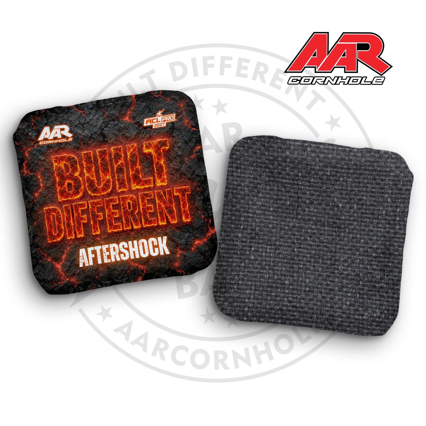 2027 AAR Aftershock Cornhole Bags - Built Different Lava Edition - ACL Pro Stamped - SET OF 4