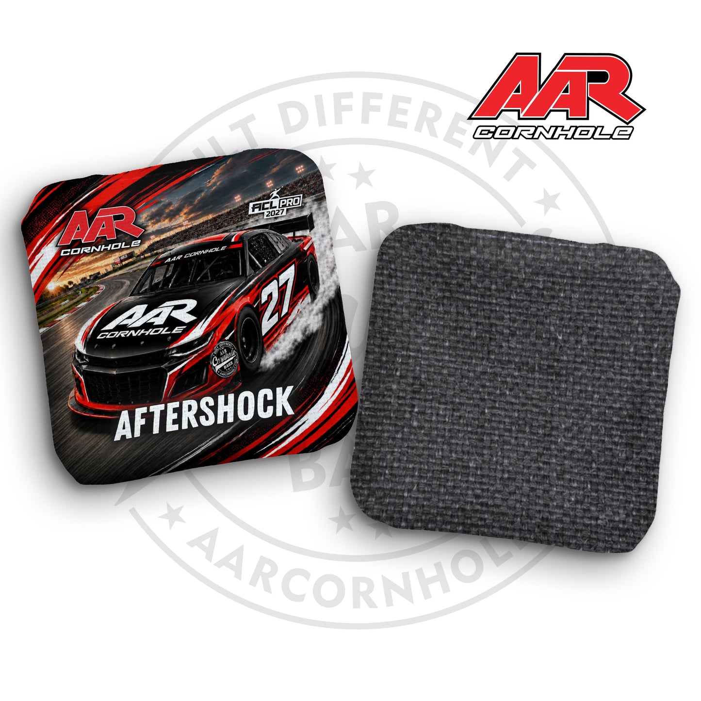 2027 AAR Aftershock Cornhole Bags - Racecar Edition - ACL Pro Stamped - SET OF 4