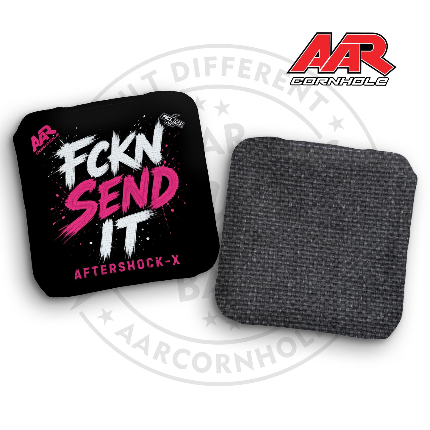 2027 AAR Aftershock-X Cornhole Bags - FCKN SEND IT Edition - ACL Pro Stamped - SET OF 4