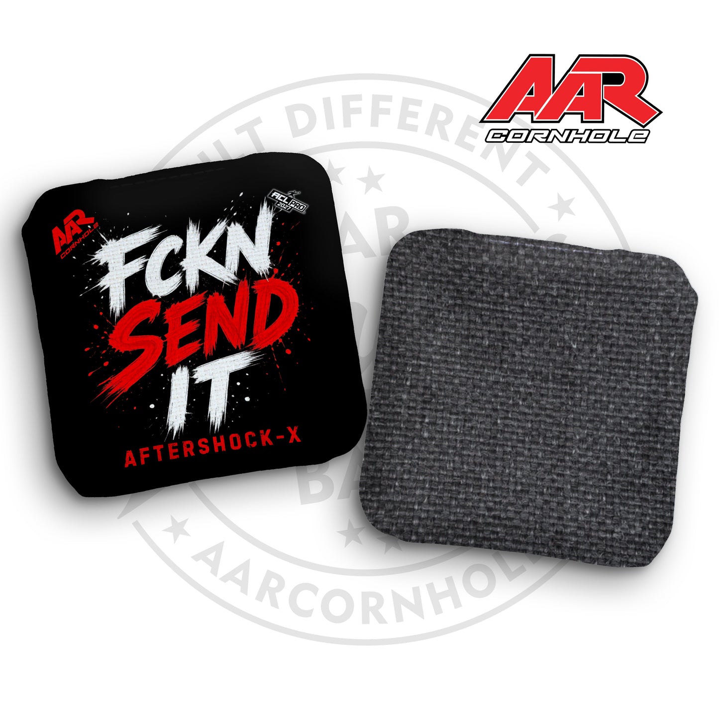 2027 AAR Aftershock-X Cornhole Bags - FCKN SEND IT Edition - ACL Pro Stamped - SET OF 4