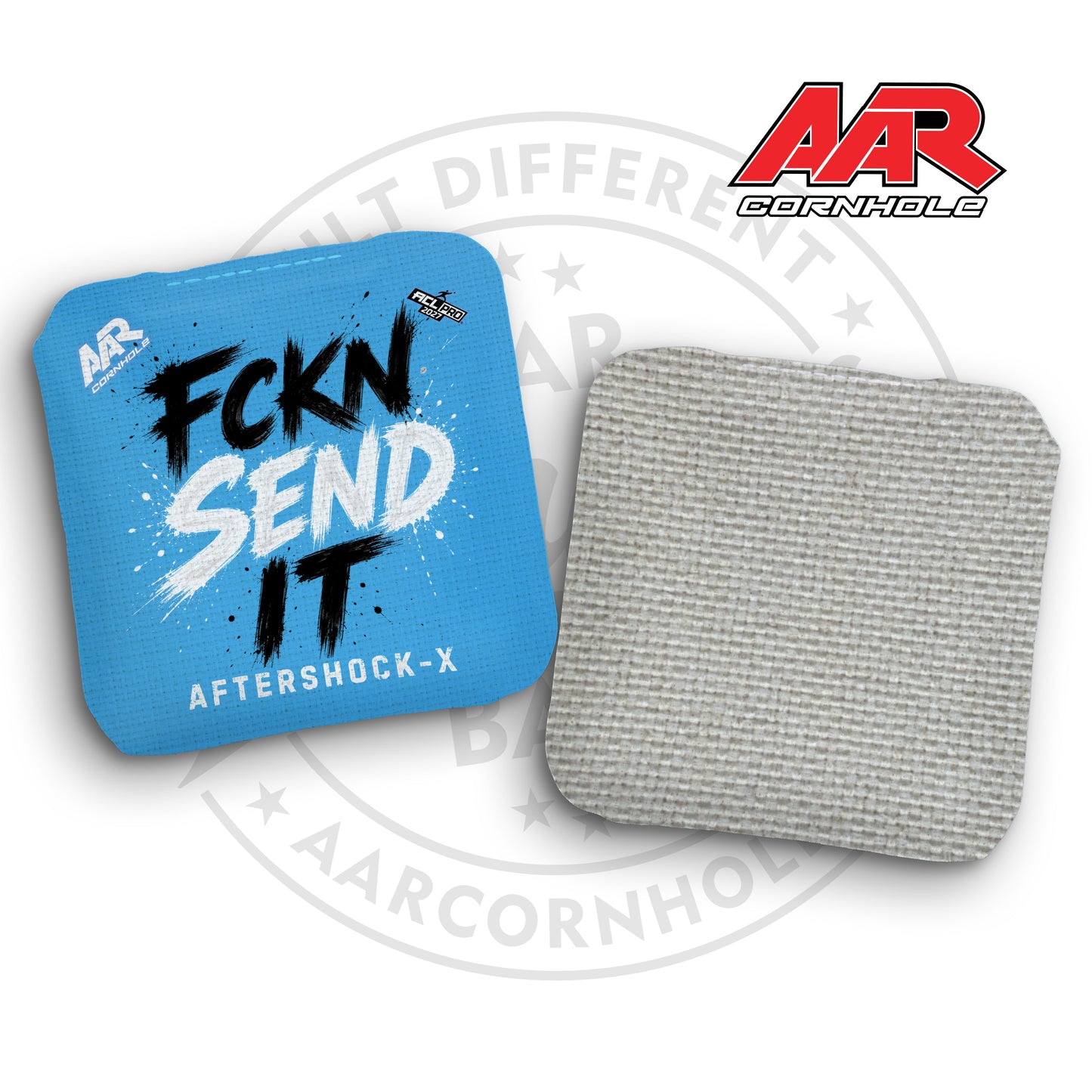 2027 AAR Aftershock-X Cornhole Bags - FCKN SEND IT Edition - ACL Pro Stamped - SET OF 4