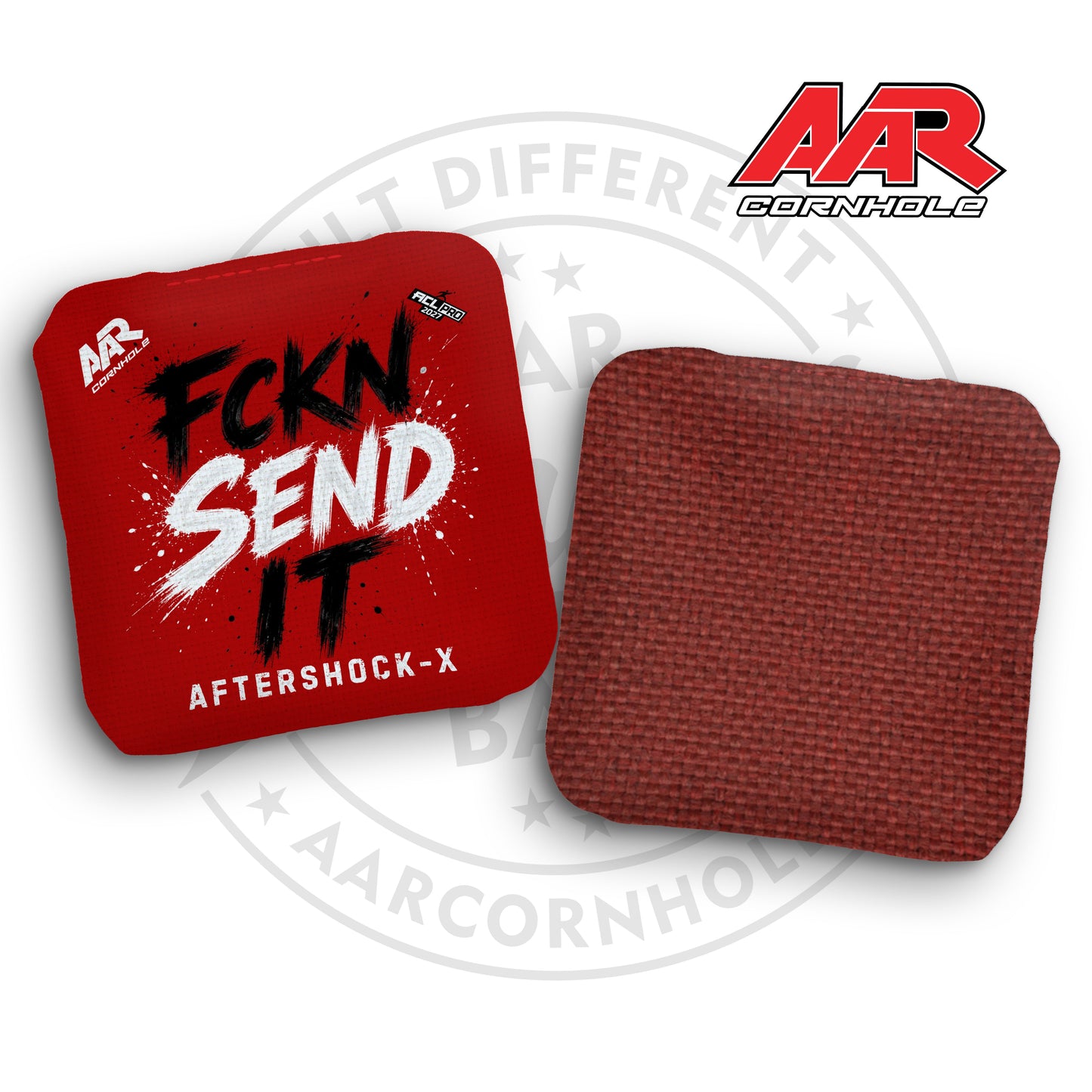 2027 AAR Aftershock-X Cornhole Bags - FCKN SEND IT Edition - ACL Pro Stamped - SET OF 4