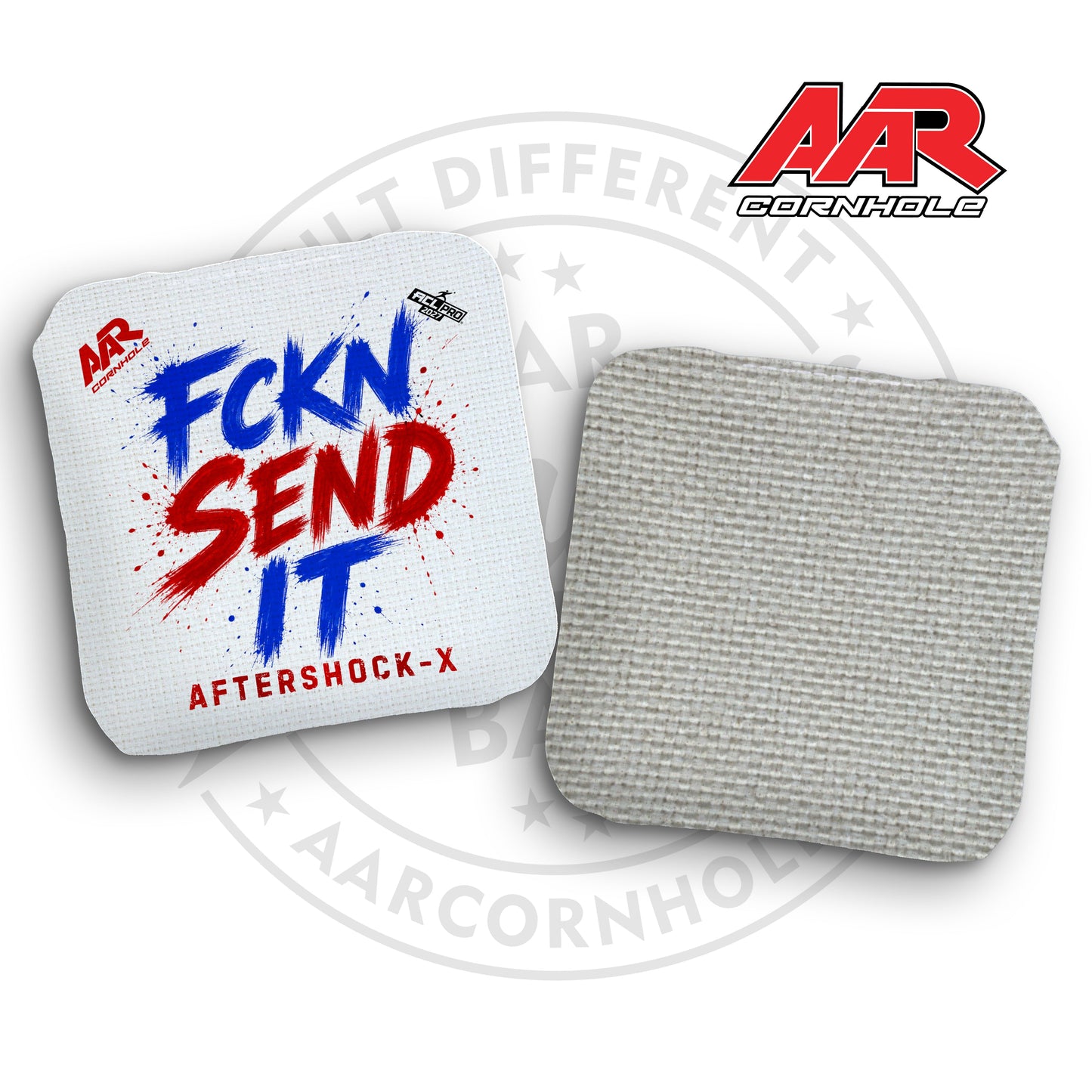 2027 AAR Aftershock-X Cornhole Bags - FCKN SEND IT Edition - ACL Pro Stamped - SET OF 4