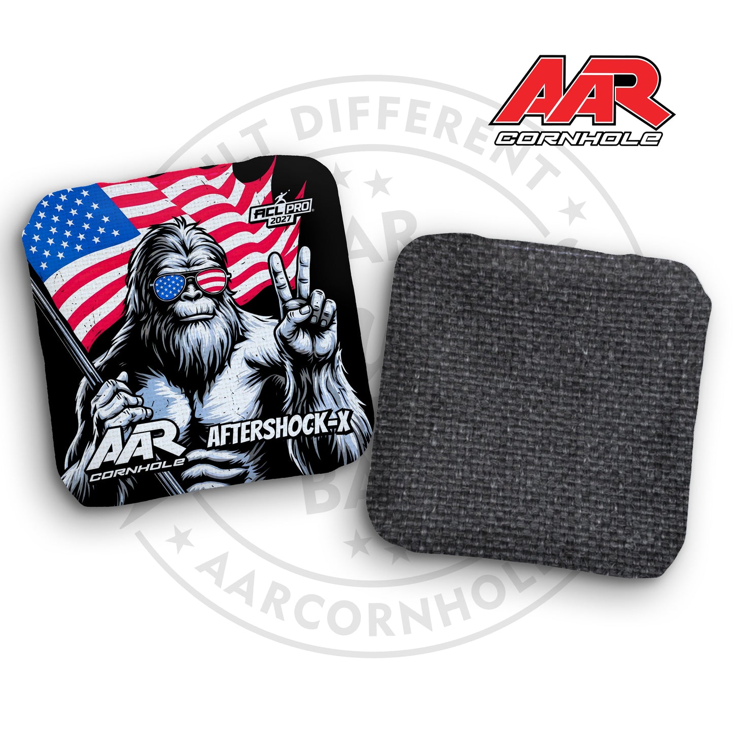 2027 AAR Aftershock-X Cornhole Bags - USA Bigfoot Edition - ACL Pro Stamped - SET OF 4