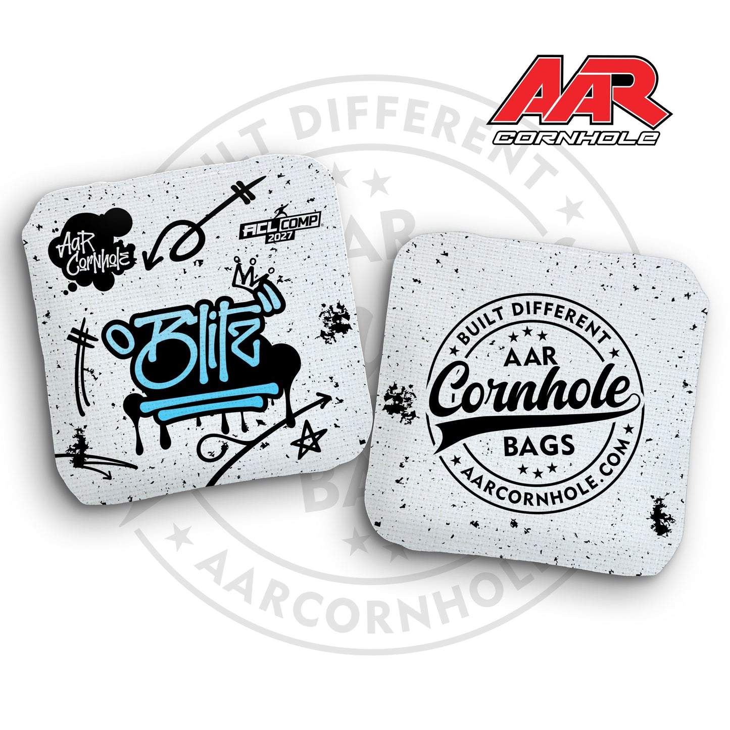 2027 AAR Blitz Cornhole Bags - Graffiti Edition - ACL Comp Stamped - SET OF 4