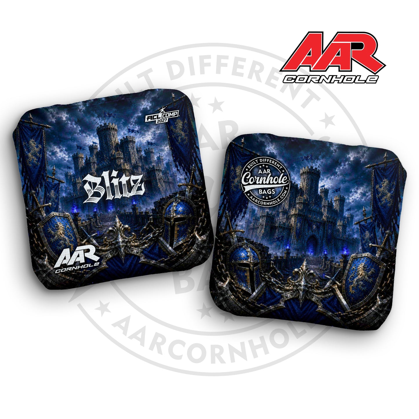 2027 AAR Blitz Cornhole Bags - Medieval Edition - ACL Comp Stamped - SET OF 4