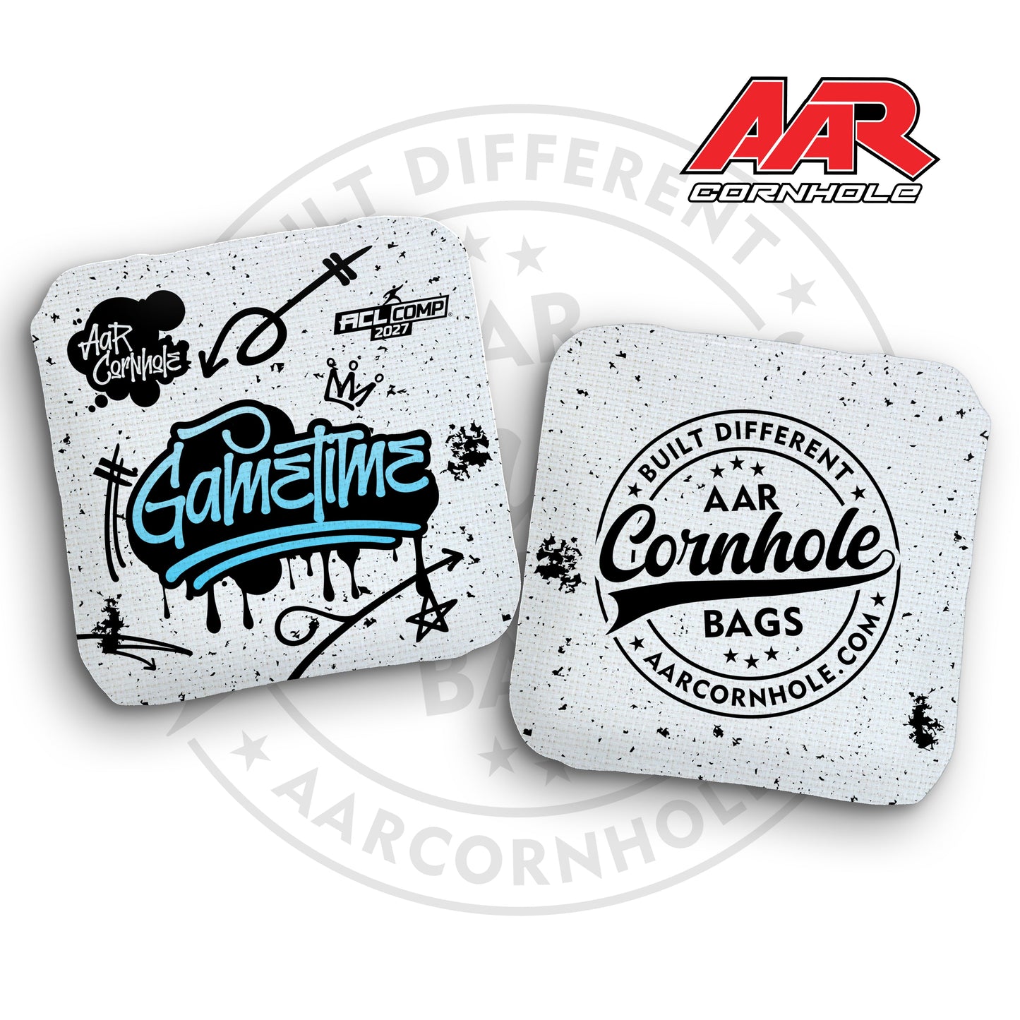 2027 AAR Gametime Cornhole Bags - Graffiti Edition - ACL Comp Stamped - SET OF 4