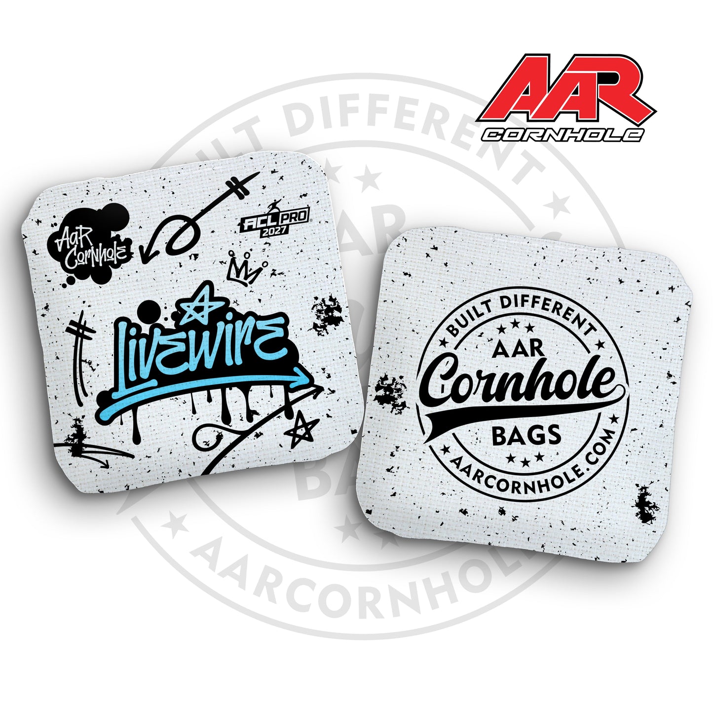 2027 AAR Livewire Cornhole Bags - Graffiti Edition - ACL Pro Stamped - SET OF 4