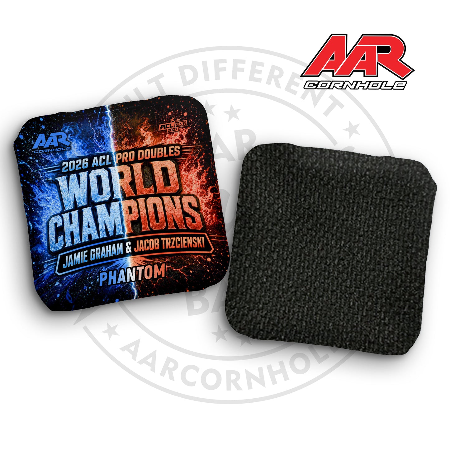 2027 AAR Phantom Cornhole Bags - World Champ Doubles Edition - ACL Pro Stamped - SET OF 4