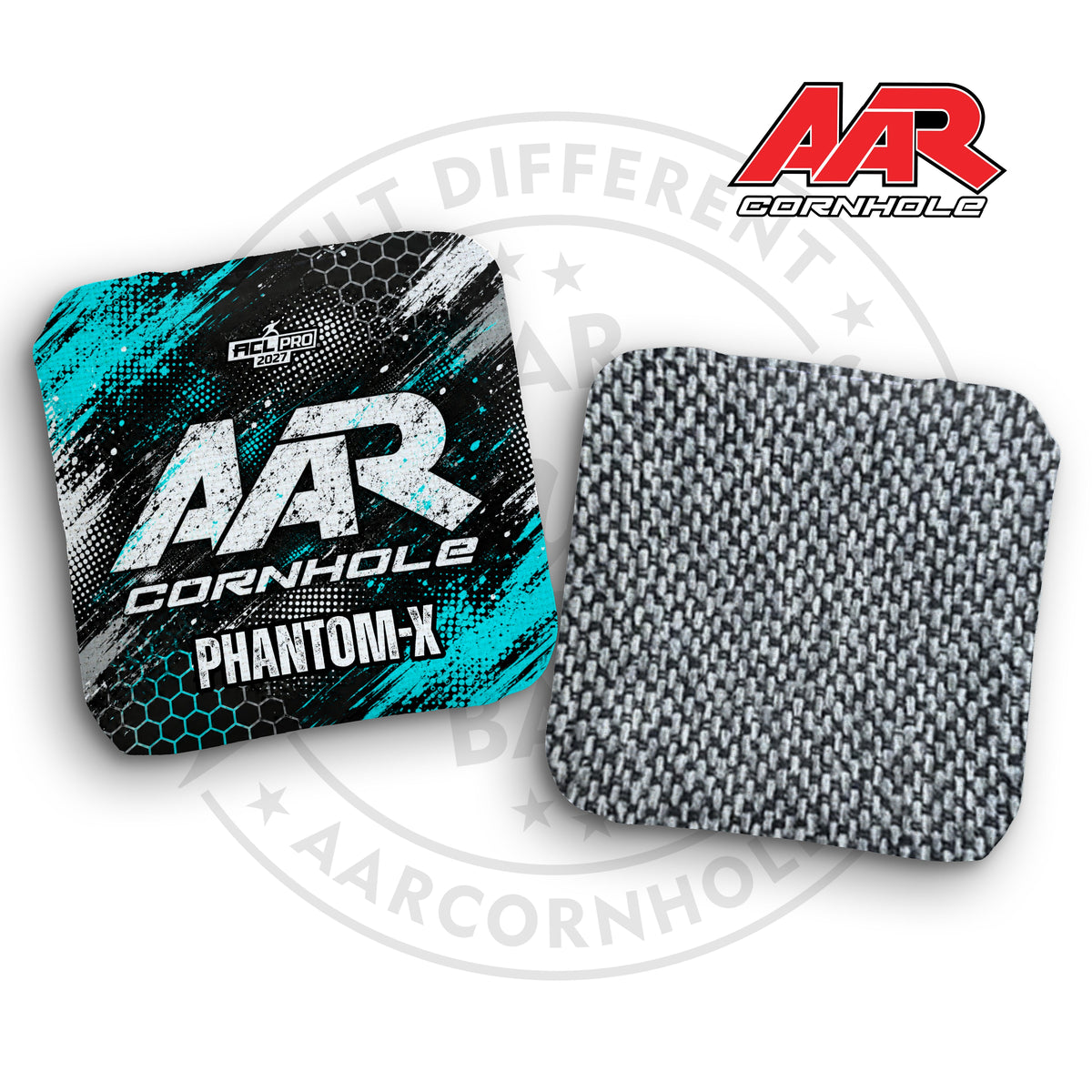 2027 AAR Phantom-X Cornhole Bags - Halftone Grunge Edition - ACL Pro Stamped - SET OF 4