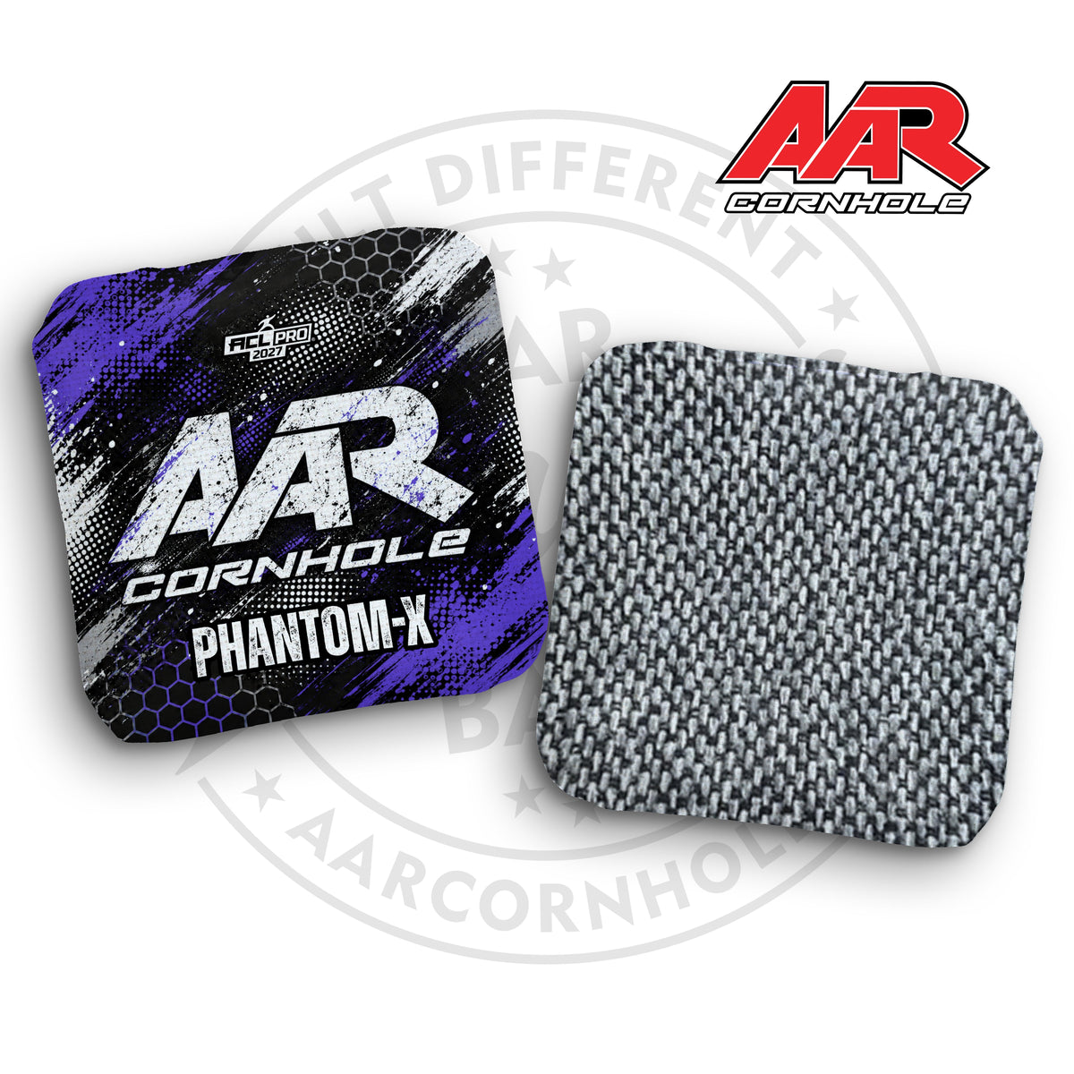 2027 AAR Phantom-X Cornhole Bags - Halftone Grunge Edition - ACL Pro Stamped - SET OF 4